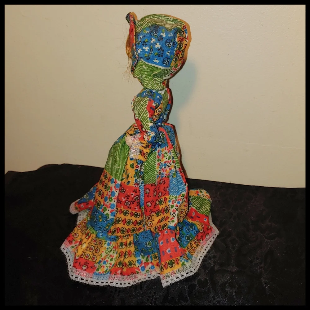Vintage International Beauties Patchwork Doll